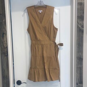 Nine West Sleeveless Brown Mini Dress